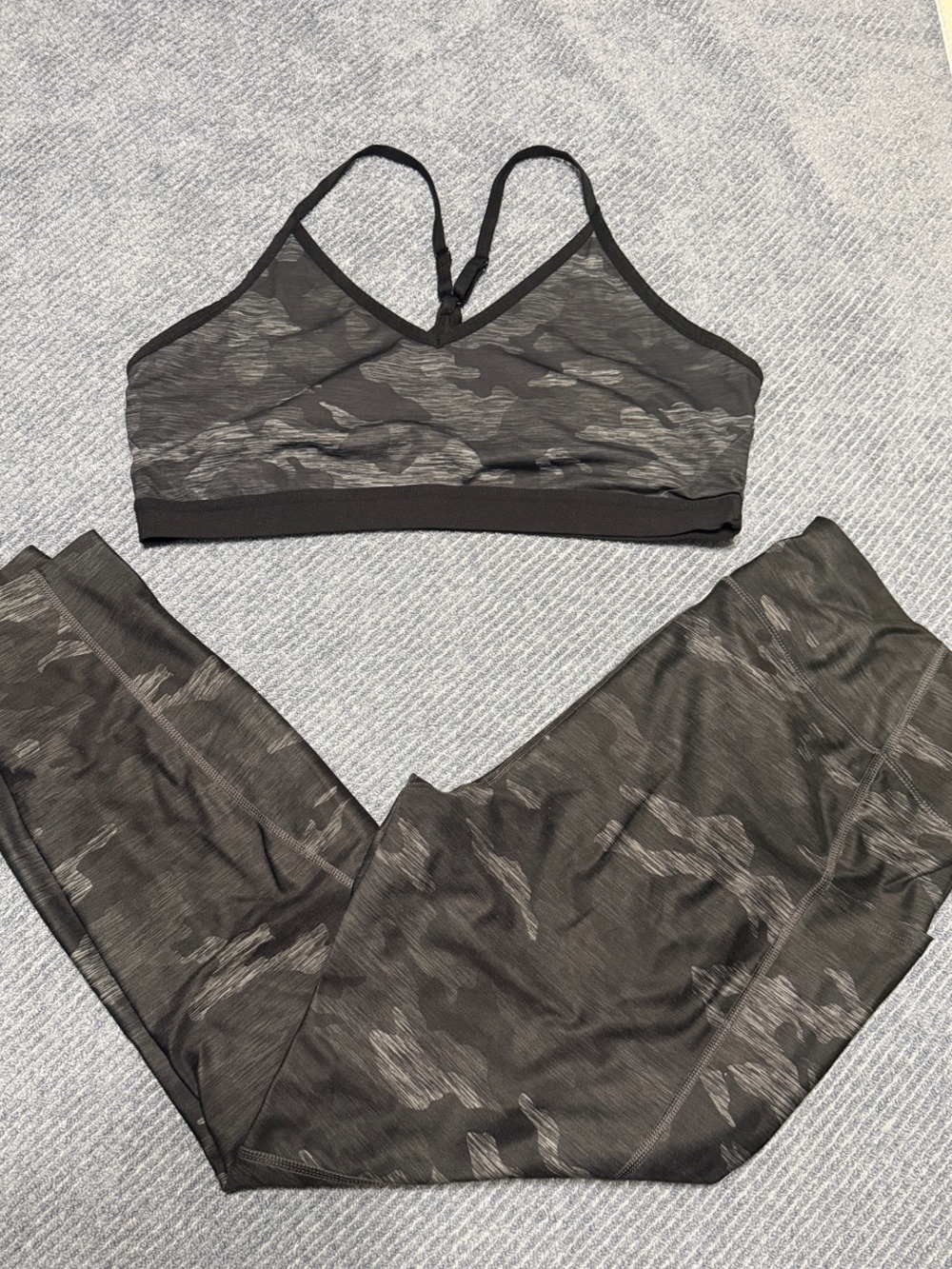Women’s Black Camo Activewear Lot - Lightweight Support